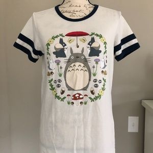 TWO My Neighbor Totoro T-Shirts W L Studio Ghibli